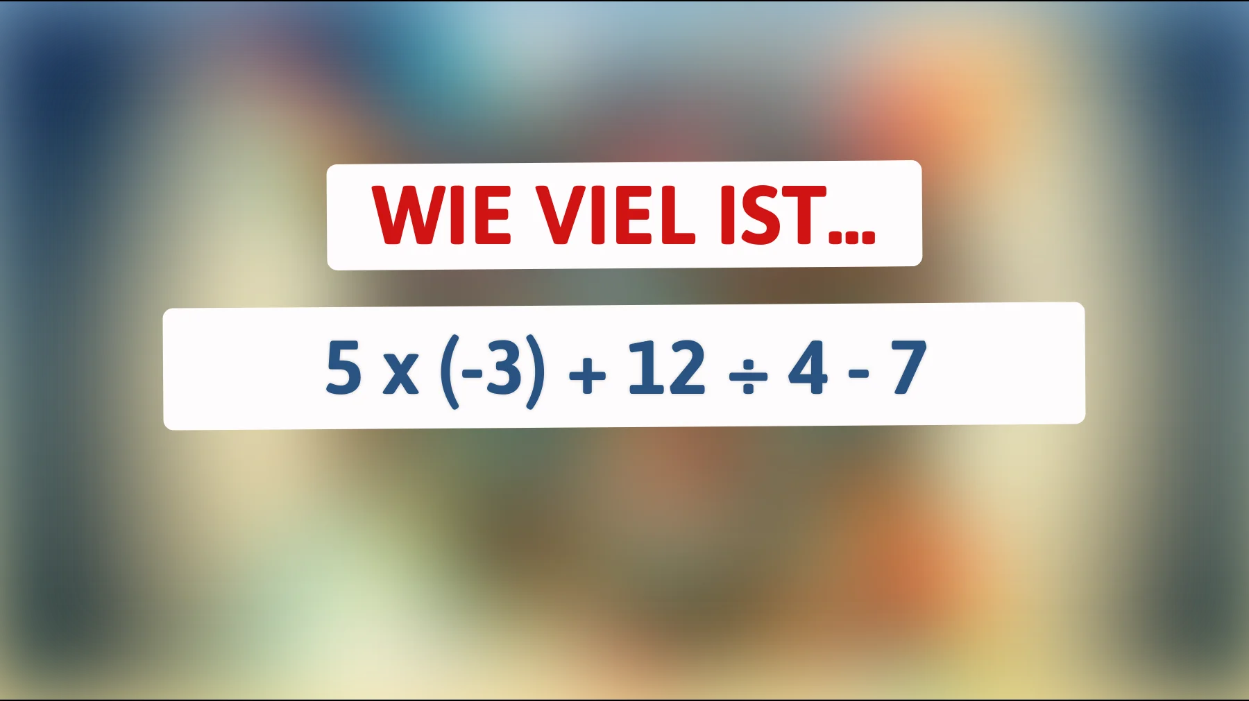 Nur 2% der Menschen können dieses Mathe-Rätsel lösen! Bist du einer von ihnen?"